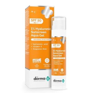 The Derma Co Hyaluronic Sunscreen SPF 50 PA++++ 50g